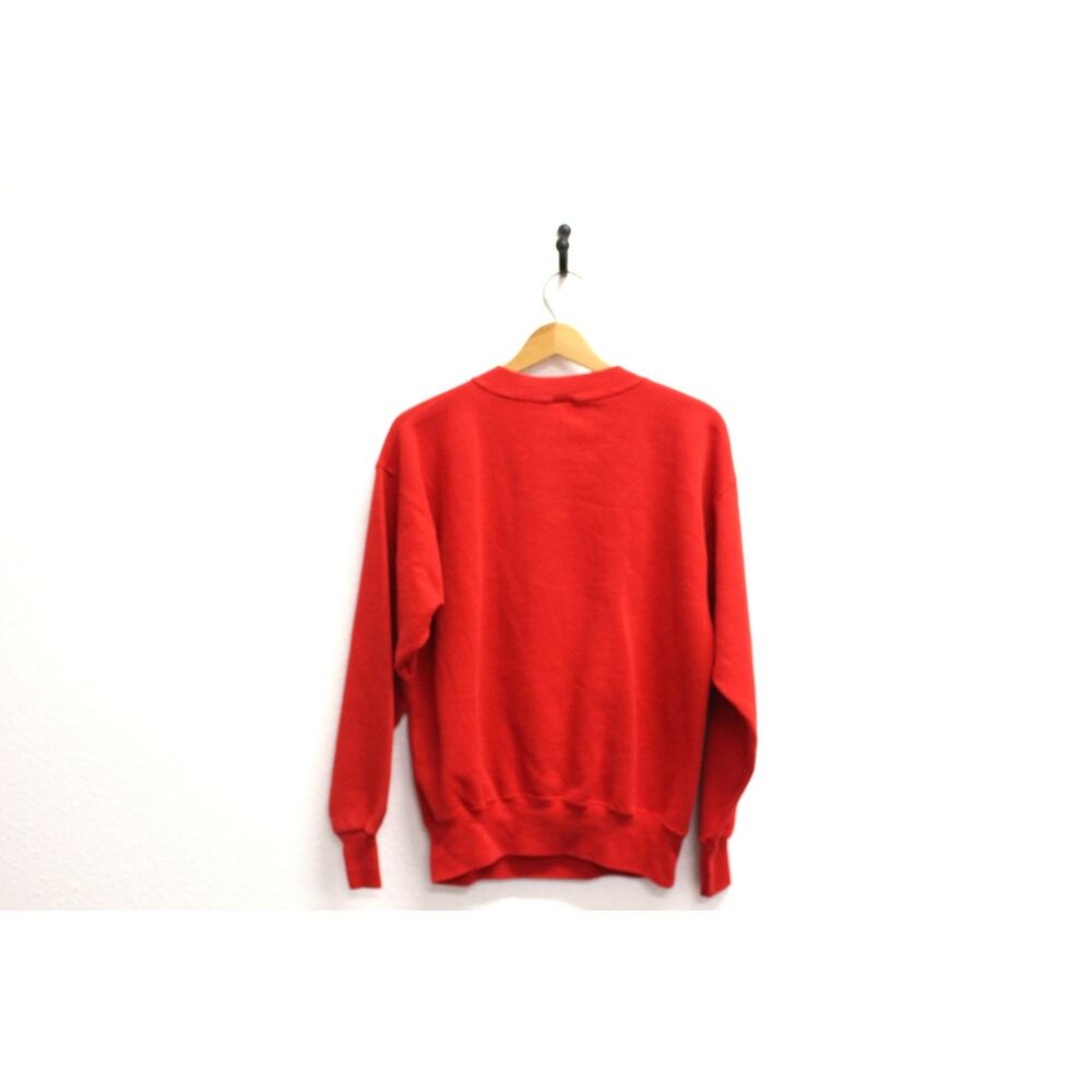 Vintage Mistletoe Victim Christmas Holiday Sweatshirt Medium - Picture 4 of 4